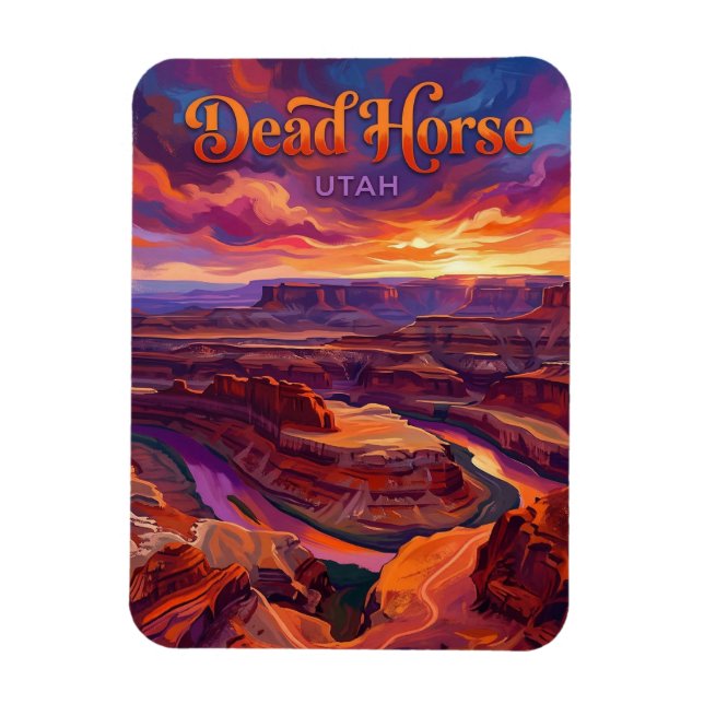 Ímã Ponto Dead Horse Utah (Vertical)