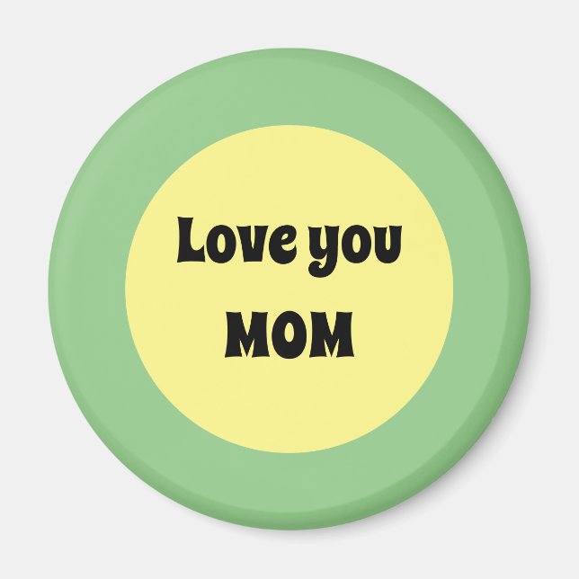 Imã Ponto grande amarelo (Frente)