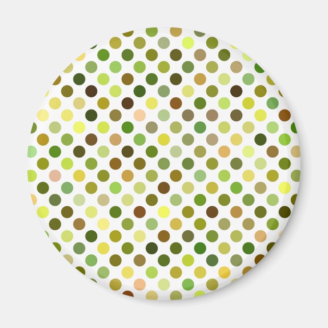 Imã Pontos Amarelos e Verde (Frente)