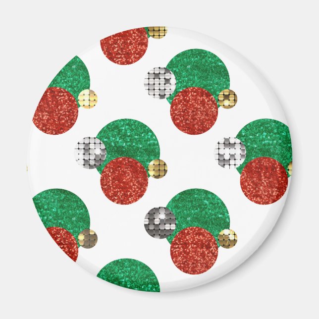 Imã pontos de natal sequenciais (Frente)