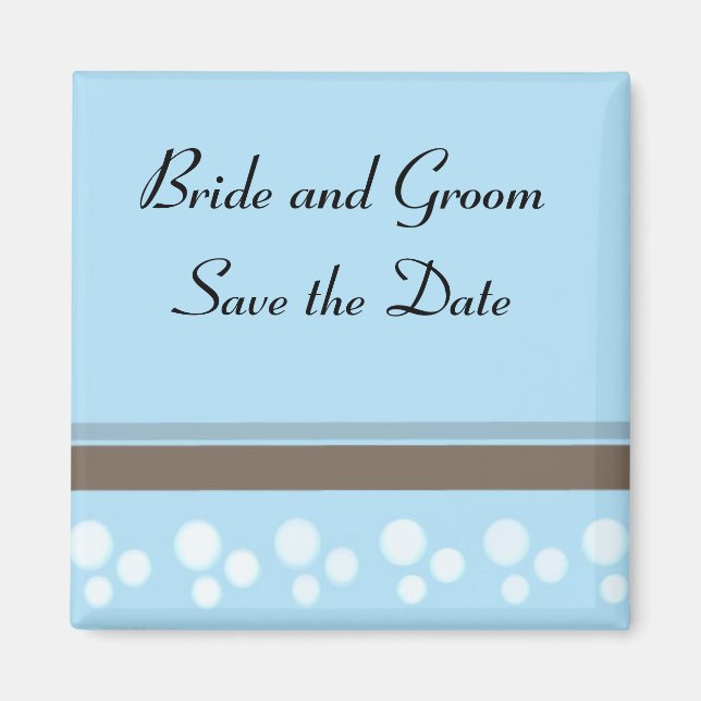 Imã Pontos e faixas azuis (Frente)