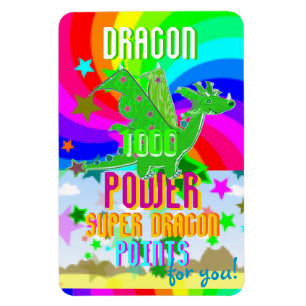 Ímã Pontos super do dragão do poder do dragão 1000