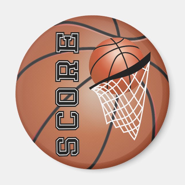 Imã Pontuação de basquete com rede (Frente)