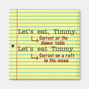 Imã Pontuação Engraçada Grammar