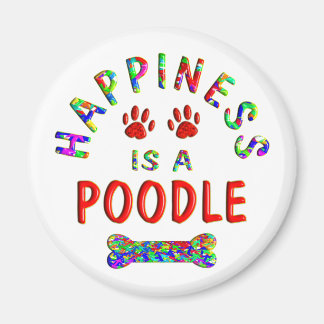Imã Poodle Felicidade