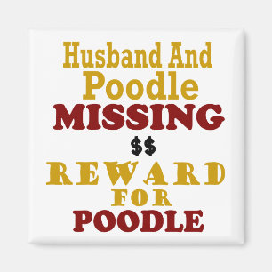Imã Poodle & Husband em Falta de recompensa por Poodle
