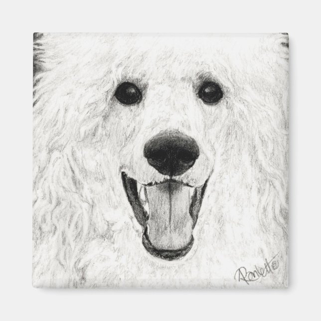 Imã Poodle Magnet - "Jolly Boy" (Frente)