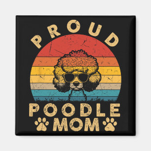 Imã Poodle Mamãe Oferece Que Eu Amo Meu Cachorro Mamãe