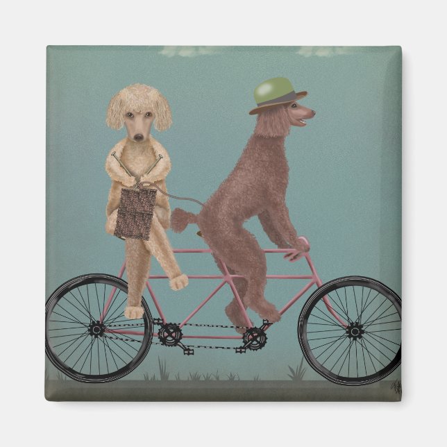 Imã Poodle Tandem (Frente)