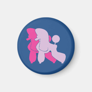 Imã Poodles Pequenos São Ímãs