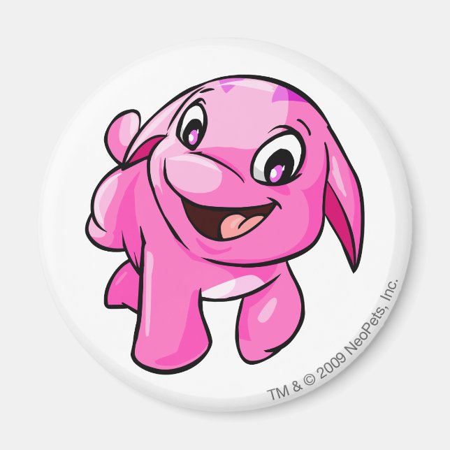 Imã Poogle Pink (Frente)