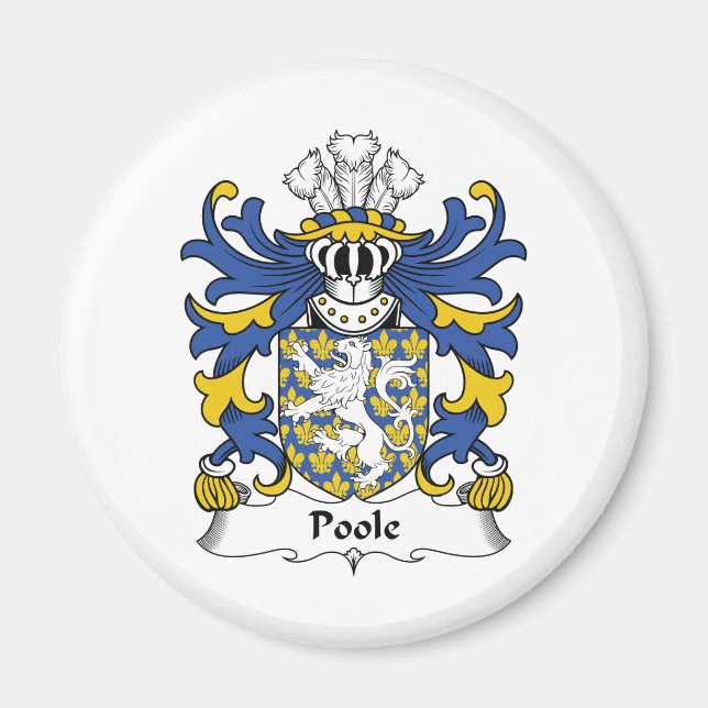 Imã Poole Family Crest (Frente)