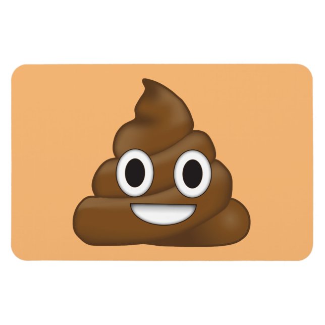 Ímã Poop emoji (Horizontal)