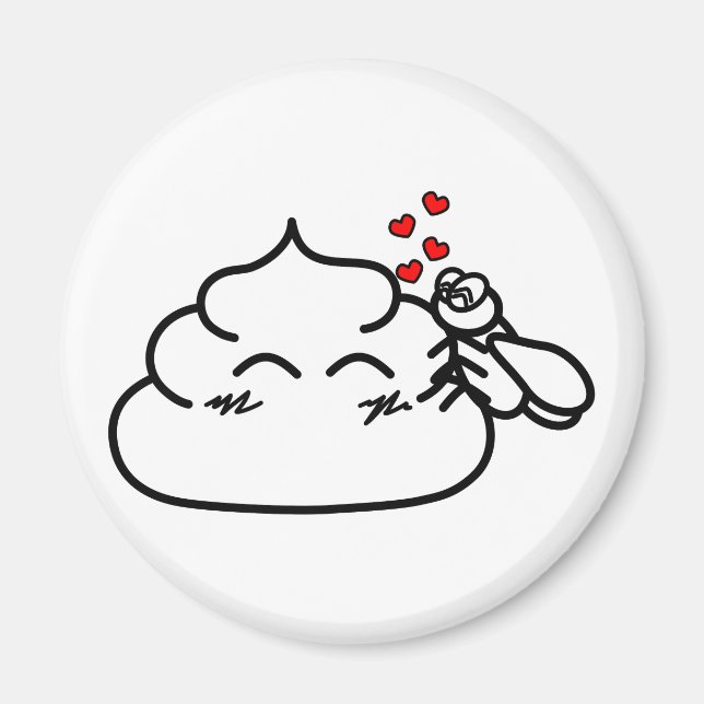 Imã Poop in Love - Brootsch the PooPoo (Frente)