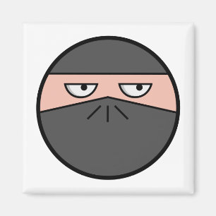 Imã Pootie! - Ímã quadrado de Ninjahead