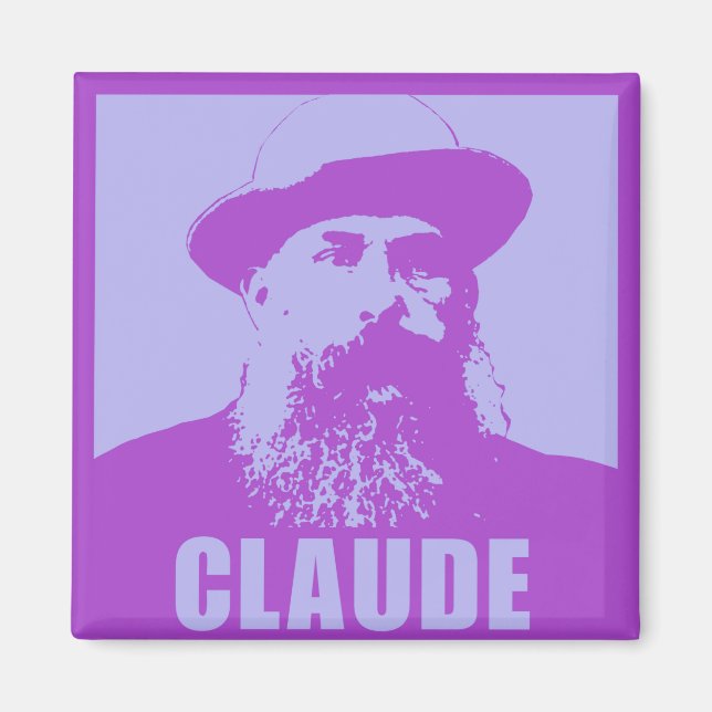 Imã Pop Art Claude Monet | Mod (Frente)