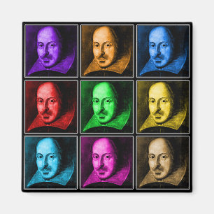 Imã Pop art de Shakespeare