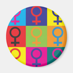 Imã Pop art do feminismo