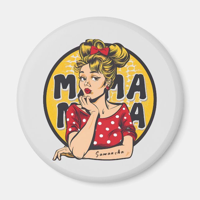 Imã Pop da Mãe Personalizada (4) (Frente)