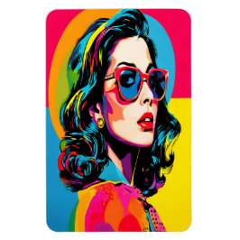 Ímã Pop de Arte Vibrante - Decor de Parede Tchic Retro
