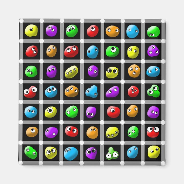 Imã Pop de lodo! Magneta Slime Grid (Frente)