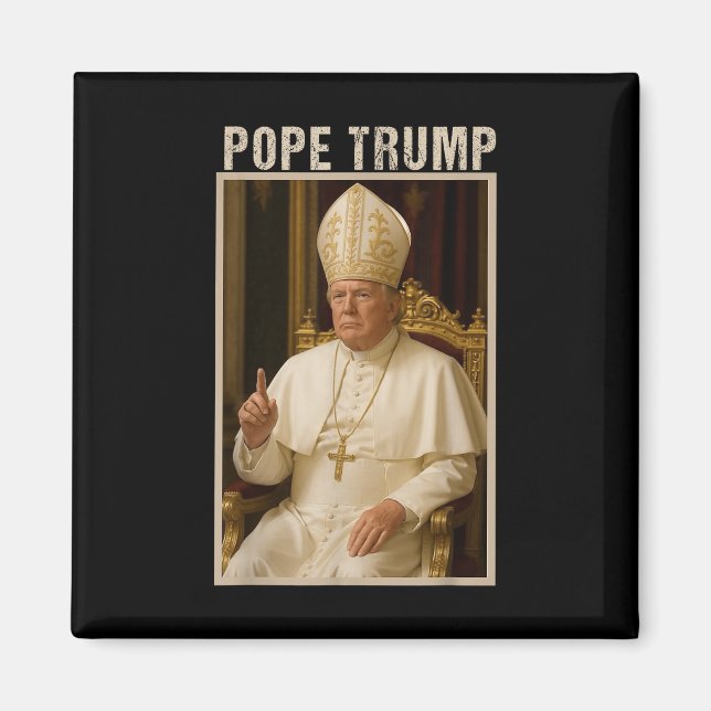 Imã Pope Trump, engraçadinho católico Tee (Frente)