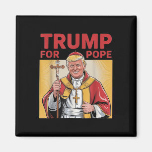 Imã Pope Trump Funny Trump Vaticano Christian Retro Ch