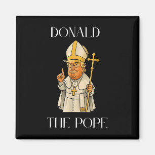 Imã Pope Trump Funny Trump Vaticano Christian Retro Ch