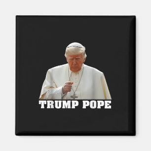 Imã Pope Trump Funny Trump Vaticano Christian Retro Ch