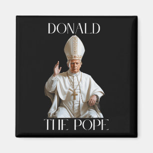 Imã Pope Trump Funny Trump Vaticano Christian Retro Ch