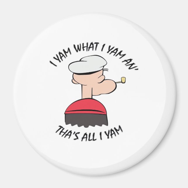 Imã Popeye I Yam What I Yam Classic (Frente)