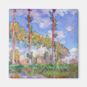 Imã Poplars no Sol, Monet