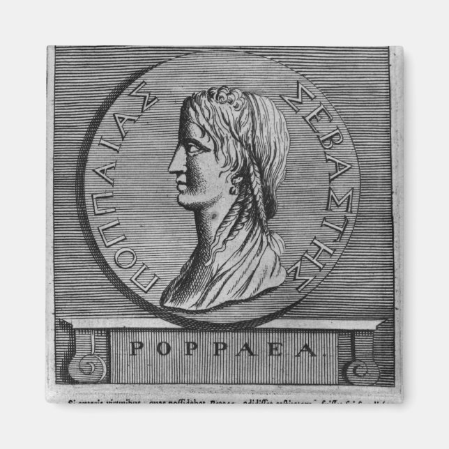 Imã Poppaea Sabina, gravada após um romano (Frente)