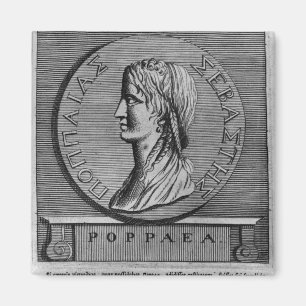 Imã Poppaea Sabina, gravando após um romano