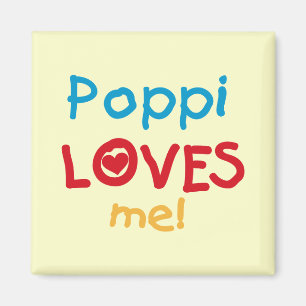 Imã Poppi me ama T-shirts e presentes