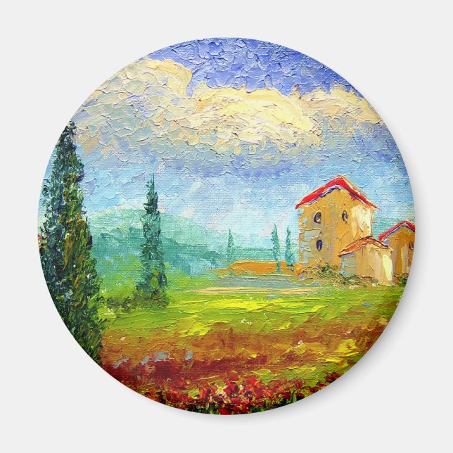 Imã Poppies de Toscânia (Frente)