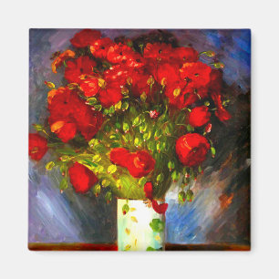 Imã Poppies Vermelhos Van Gogh