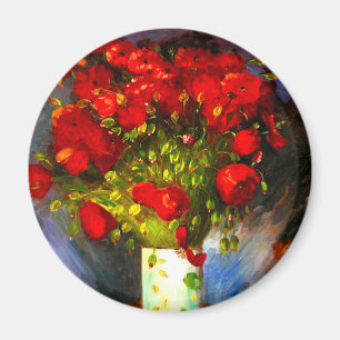 Imã Poppies Vermelhos Van Gogh