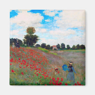 Imã Poppy Field, Monet