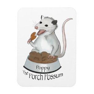 Ímã Poppy O Íman flexível Porch Possum