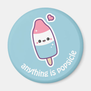 Imã Popsicle engraçado bonito