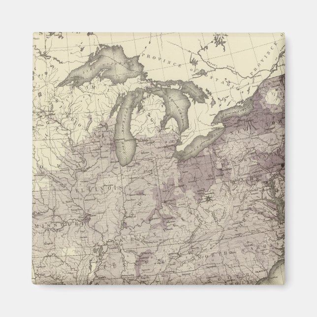 Imã População dos EUA 1850 (Frente)