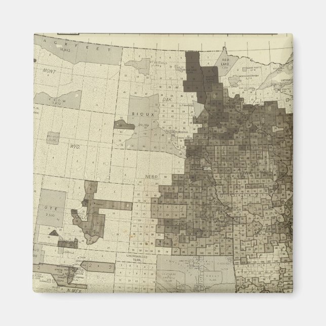 Imã População estrangeira por condados (Frente)