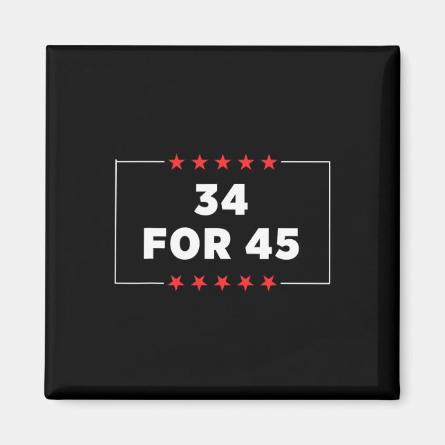 Imã Por 45 Trump Condenado (Frente)