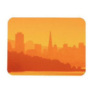 Ímã Por do sol brilhante de San Francisco