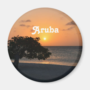 Imã Por do sol da praia de Eagle