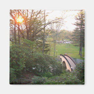 Imã Pôr do sol da Rainbow Bridge no Grove City College