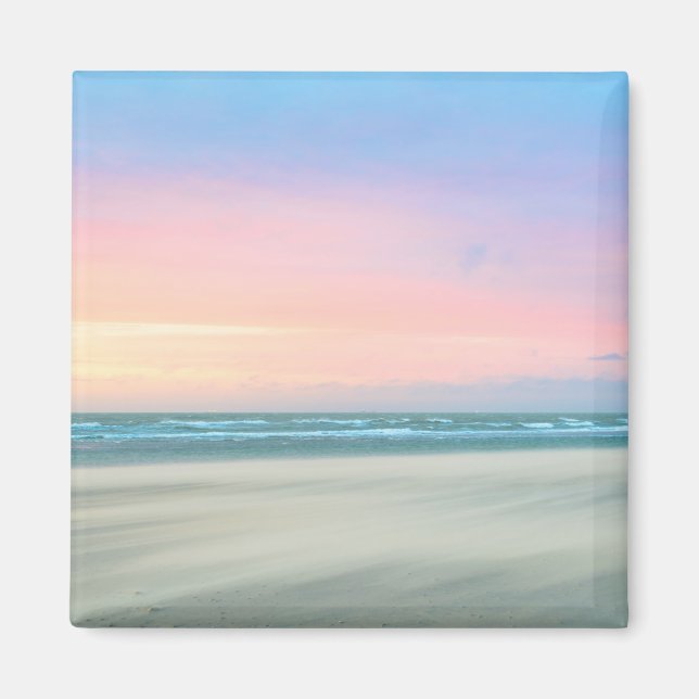 Imã pôr do sol de abstrato na praia em Haia (Frente)