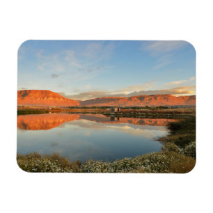 Ímã Por do sol de Laguna Nimez, EL Calafate