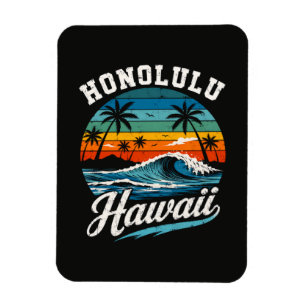 Ímã Pôr do sol de surf em Honolulu Havaí